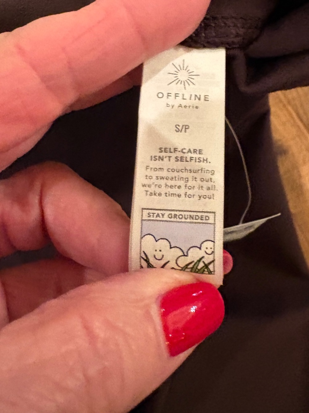 NWT Aerie Offline The Hugger Leggings Dark Brown Size S - Picture 7 of 8